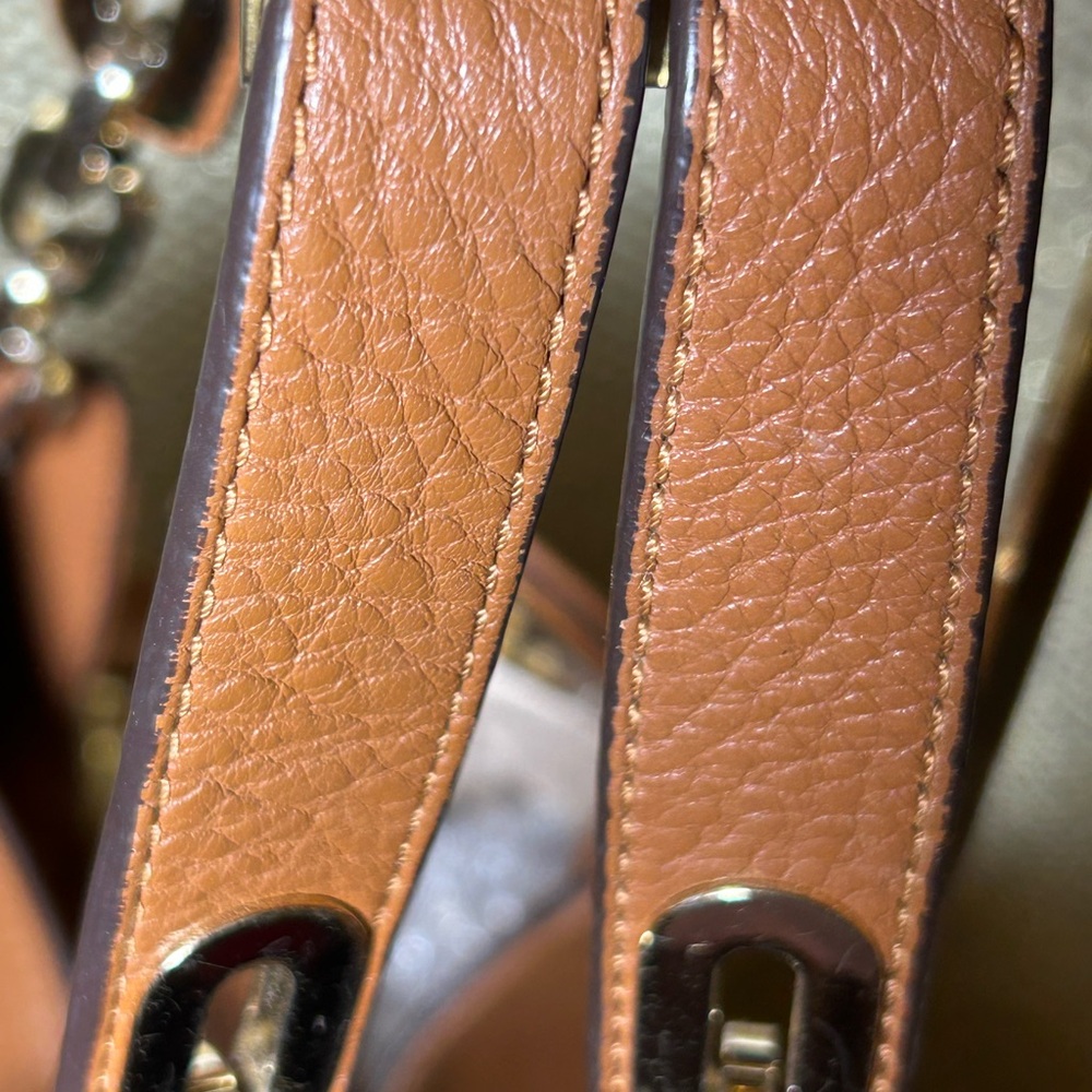 Michael Kors Tan Leather Hobo Bag Approx. 15” x 11” x 3” - Picture 13 of 15